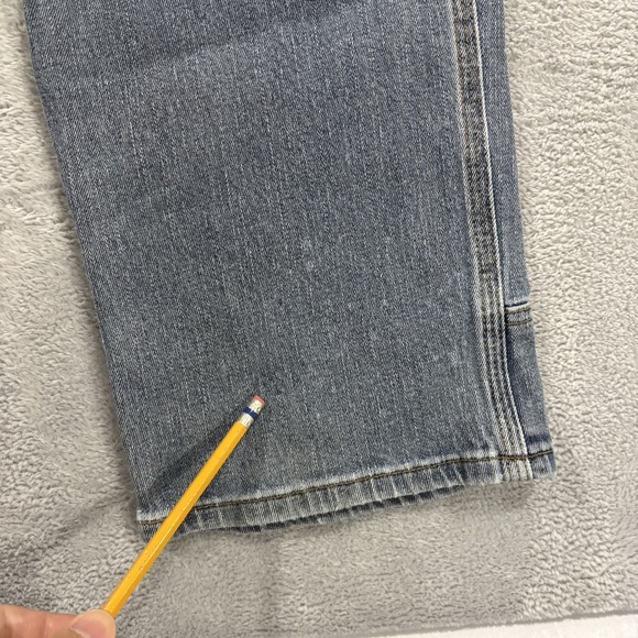 Carhartt Jeans Men's 40 x 32 Workwear Relaxed Fit High Rise Distressed Y2K Blue - Picture 7 of 11